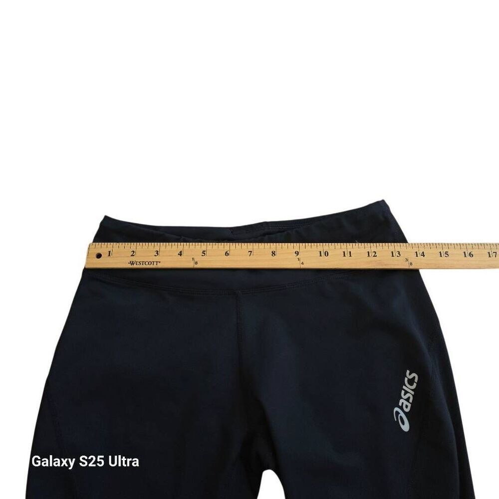 Asics womens Sz S black crop workout leggings - Picture 4 of 7